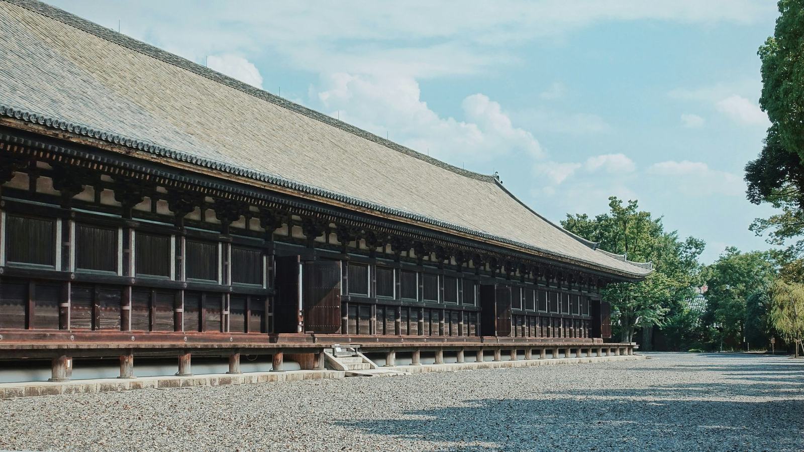 Sanjusangendo hall of Kannon statues